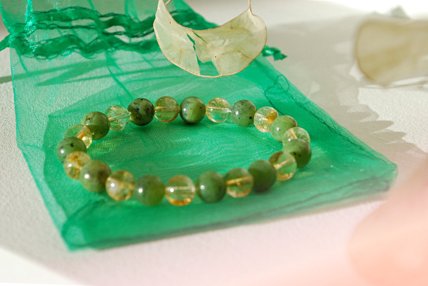 Abondance - CITRINE & JADE